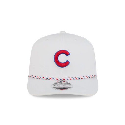 Chicago Cubs Sport Rope Stretch-Snap in Optic White Chicago Cubs Sport Rope Stretch-Snap in Optic White