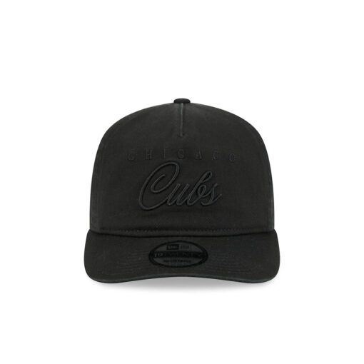 Chicago Cubs Tonal Script Adjustable Cap in Black Chicago Cubs Tonal Script Adjustable Cap in Black
