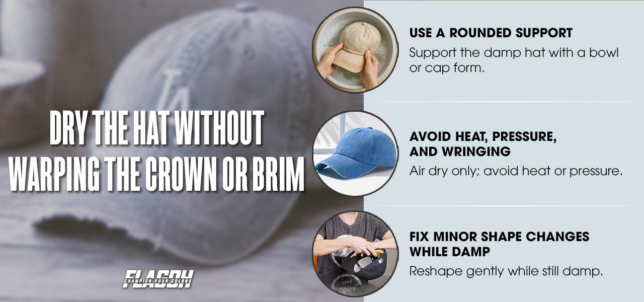 Dry the Hat Without Warping the Crown or Bri