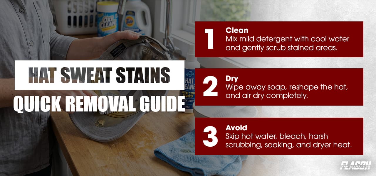 How to Remove Sweat Stains from Hats Without Ruining Them 5 How to Remove Sweat Stains from Hats: Quick Answer and Treatment Guide