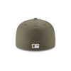 Los Angeles Dodgers Back-to-Back Champions Circle Fitted Cap in Olive