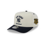 New York Yankees Heritage Arch A-Frame Snapback Cap in Chrome White