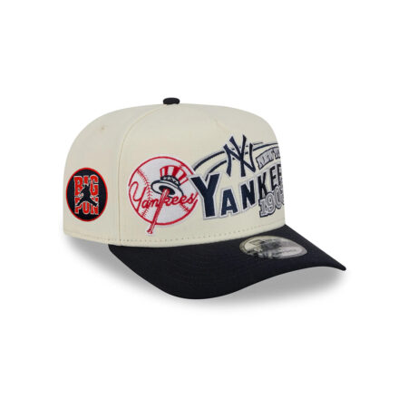 New York Yankees Heritage White A-Frame Snapback Cap
