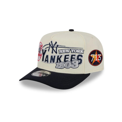 New York Yankees Heritage White A-Frame Snapback Cap New York Yankees Heritage White A-Frame Snapback Cap