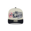 New York Yankees Heritage White A-Frame Snapback Cap 3 New York Yankees Heritage White A-Frame Snapback Cap