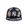 New York Yankees Patchwork Multi-Motif Fitted Cap 3 New York Yankees Patchwork Multi-Motif Fitted Cap