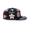 New York Yankees Patchwork Multi-Motif Fitted Cap 4 New York Yankees Patchwork Multi-Motif Fitted Cap