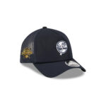 New York Yankees Practice-Day Circle Mesh Trucker Cap in Navy