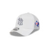 New York Yankees Practice-Day Mesh Trucker Cap in White