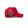 New York Yankees Practice-Day Red Mark Mesh Trucker Cap in Red