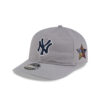 New York Yankees Streetwear Retro Crown Strapback Cap in Gray