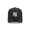 New York Yankees Waterproof Tech A-Frame Snapback Cap in Black