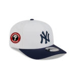 New York Yankees Waterproof Tech Stretch-Snap Cap in White
