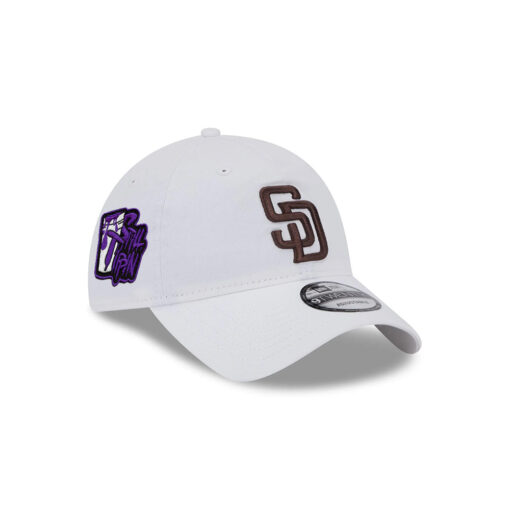 San Diego Padres Adjustable Cap in White