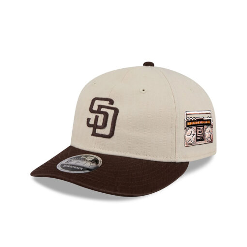 San Diego Padres Americana Herringbone Adjustable Cap in Cream