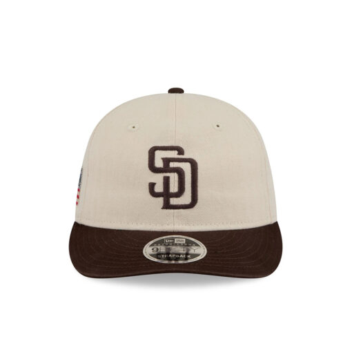 San Diego Padres Americana Herringbone Adjustable Cap in Cream