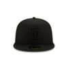 San Diego Padres Blackout Core Fitted Cap in Black