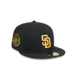 San Diego Padres Boho Wool Fitted Cap in Black