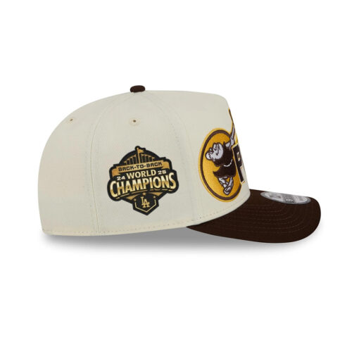 San Diego Padres Classic White A-Frame Snapback in Chrome White