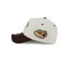 San Diego Padres Curved Team Script A-Frame Snapback in Chrome White