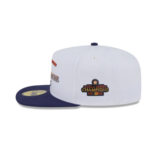 San Diego Padres Derby Script A-Frame Fitted Cap in White