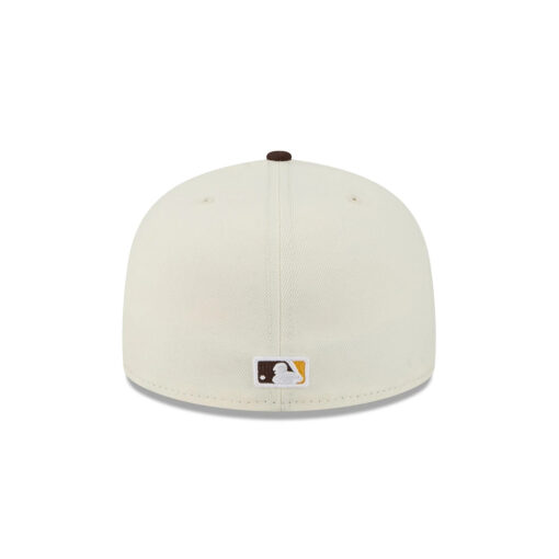 San Diego Padres Derby Stripe A-Frame Fitted Cap in White