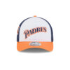 San Diego Padres Derby Stripe M-Crown A-Frame Snapback in White