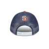 San Diego Padres Derby Stripe M-Crown A-Frame Snapback in White