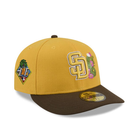 San Diego Padres Floral Camp Low-Profile Fitted Cap