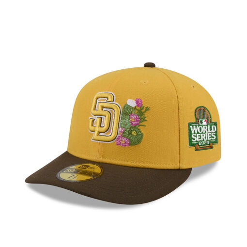 San Diego Padres Floral Camp Low-Profile Fitted Cap