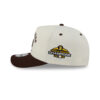 San Diego Padres Heritage Script A-Frame Snapback in Chrome White