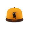 San Diego Padres Mascot Fitted Cap in Yellow