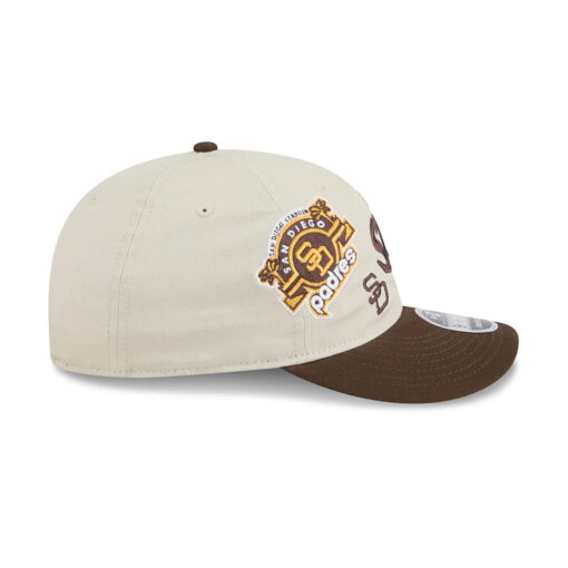San Diego Padres Patchwork Snapback in Cream