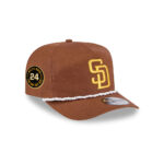 San Diego Padres Pearl Rope Golfer Cap in Brown