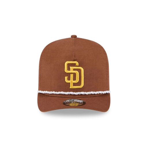 San Diego Padres Pearl Rope Golfer Cap in Brown