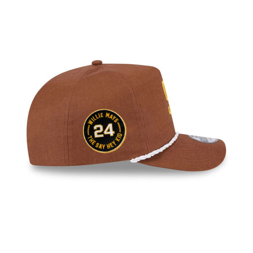 San Diego Padres Pearl Rope Golfer Cap in Brown