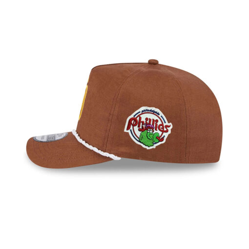 San Diego Padres Pearl Rope Golfer Cap in Brown