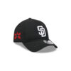 San Diego Padres Performance Snapback in Black
