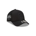 San Diego Padres Practice Mesh Trucker Cap in Black