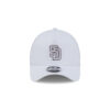 San Diego Padres Practice Mesh Trucker Cap in White