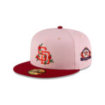 San Diego Padres Rose Graphic Fitted Cap in Pink