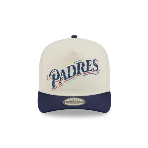 San Diego Padres Scribble Wordmark Golfer Cap in White