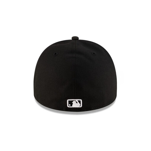 San Diego Padres Script Pin A-Frame Fitted Cap in Black