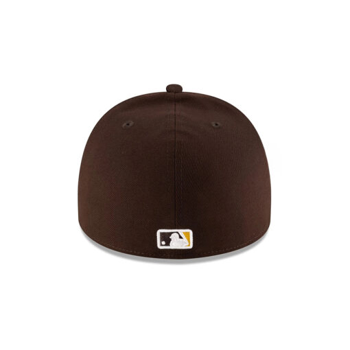 San Diego Padres Script Pin A-Frame Fitted Cap in Brown