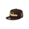 San Diego Padres Script Snapback in Brown