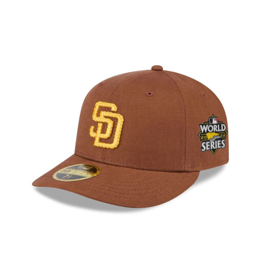 San Diego Padres Snake Scale Low-Profile Fitted Cap in Brown