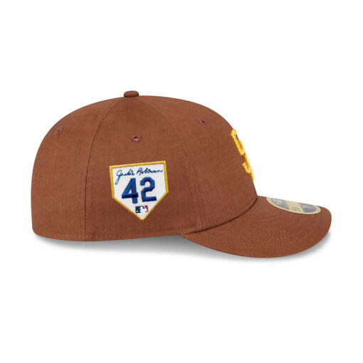 San Diego Padres Snake Scale Low-Profile Fitted Cap in Brown