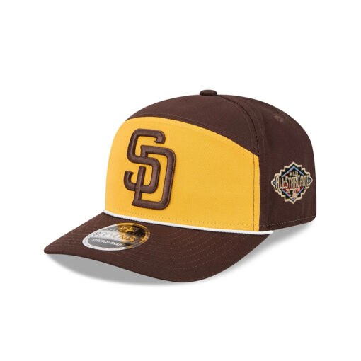 San Diego Padres Split-Panel Stretch-Snap in Yellow