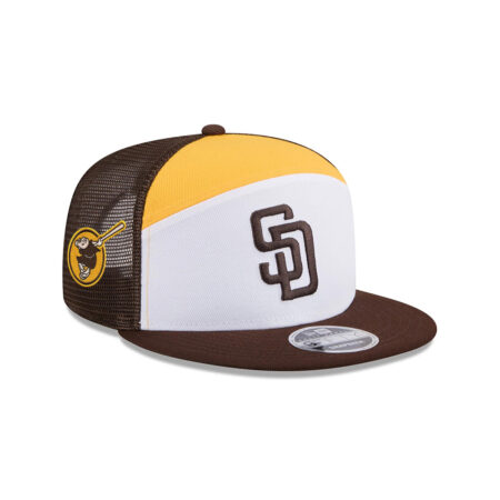 San Diego Padres Split-Panel Trucker Cap