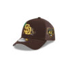 San Diego Padres State Outline A-Frame Trucker Cap in Brown